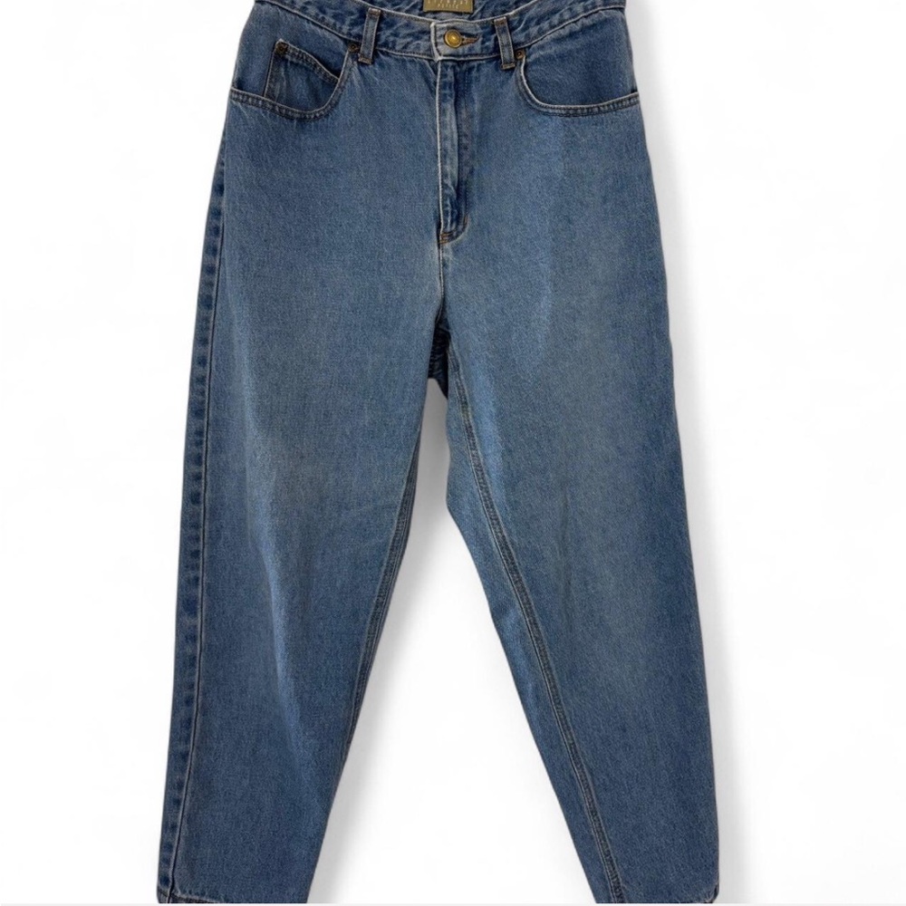 Vintage Liz Claiborne High-Rise Tapered Mom Jeans Denim Women’s Size Petite 10